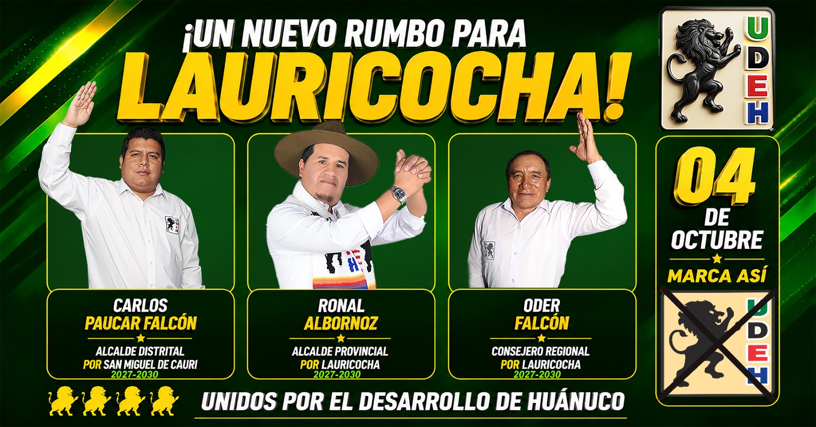 Grupo de candidatos regidores UDEH - Foto 2